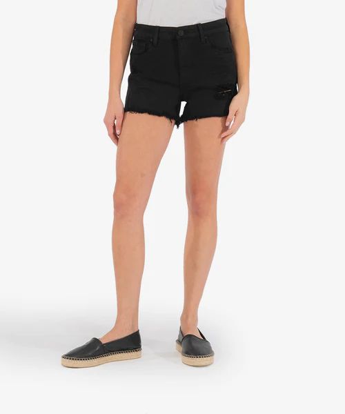 Jane High Rise Short (Black) - Kut from the Kloth | Kut From Kloth