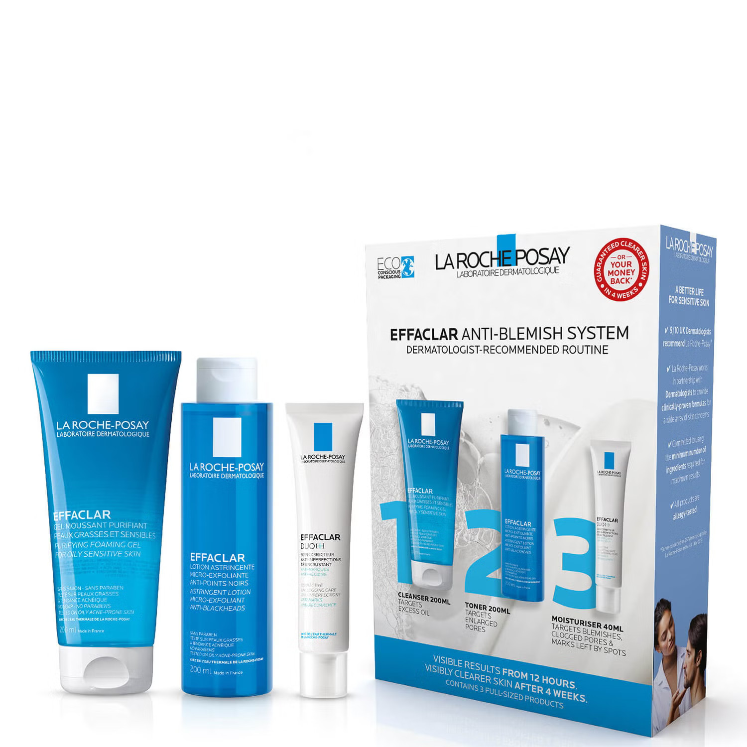 La Roche-Posay Effaclar 3-Step Anti Blemish System 440ml | Look Fantastic (ES)