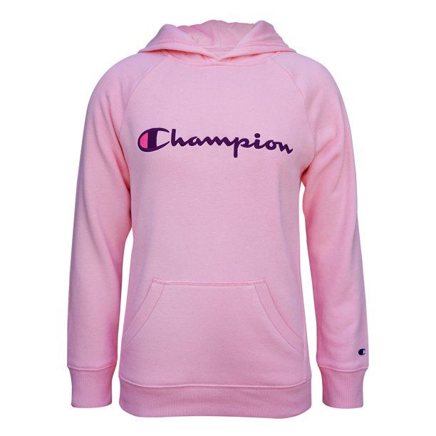 Champion Girls Classic Logo Fleece Hoodie, Sizes 7-16 | Walmart (US)