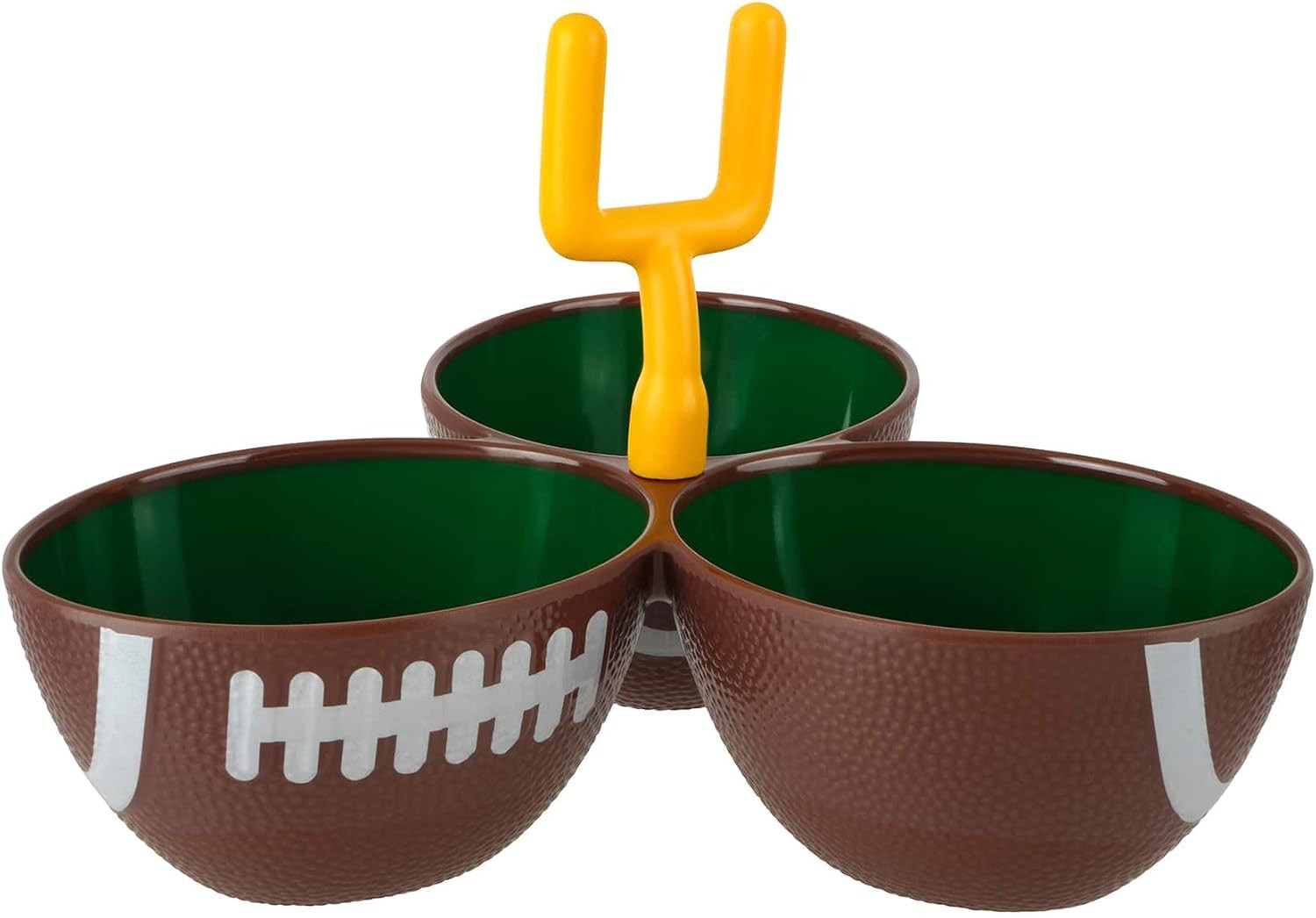 Celebrate It Melamine Football 3-Bowl Server | Amazon (US)