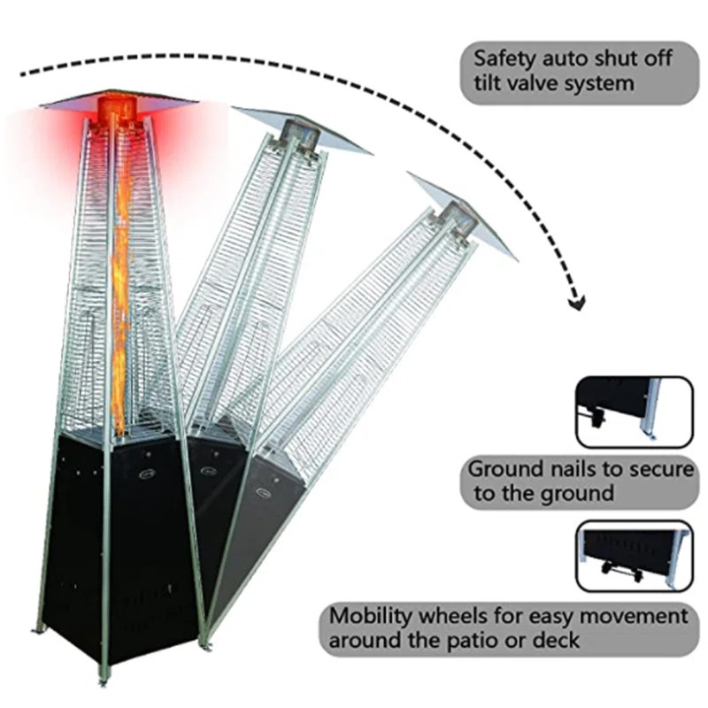 48,000 BTU Propane Patio Heater | Wayfair North America