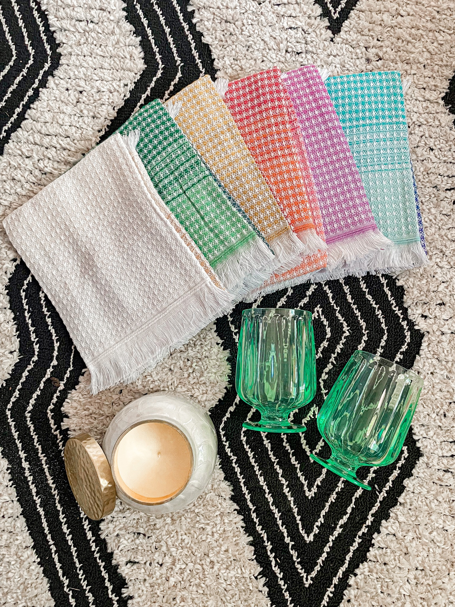 Anthro home faves 
Dish towel set
Candle 


#LTKSale #LTKhome #LTKFind