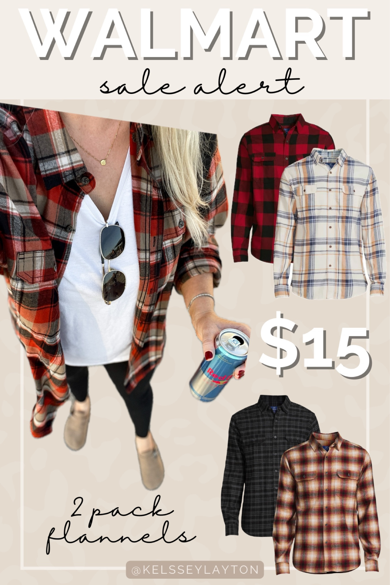 Walmart plaid flannel on sale! 2 pack for $15

#LTKCyberWeek #LTKfindsunder50 #LTKsalealert