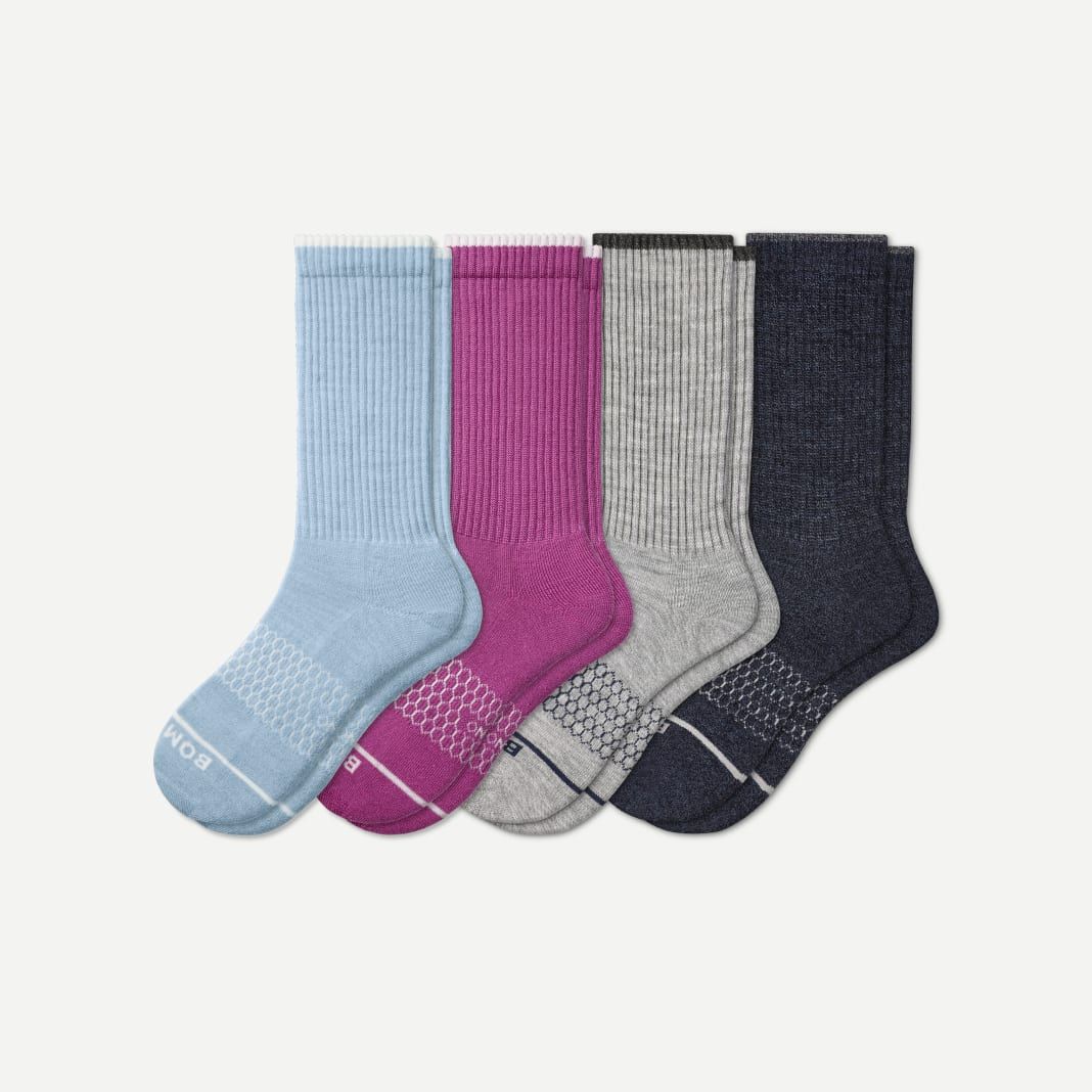Women's Merino Wool Blend Calf Sock 4-Pack | Bombas Socks