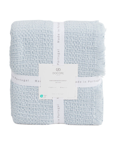 Made In Portugal Textured Waffle Layering Blanket | TJ Maxx