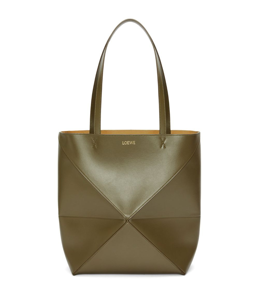 Medium Leather Puzzle Fold Tote Bag | Harrods