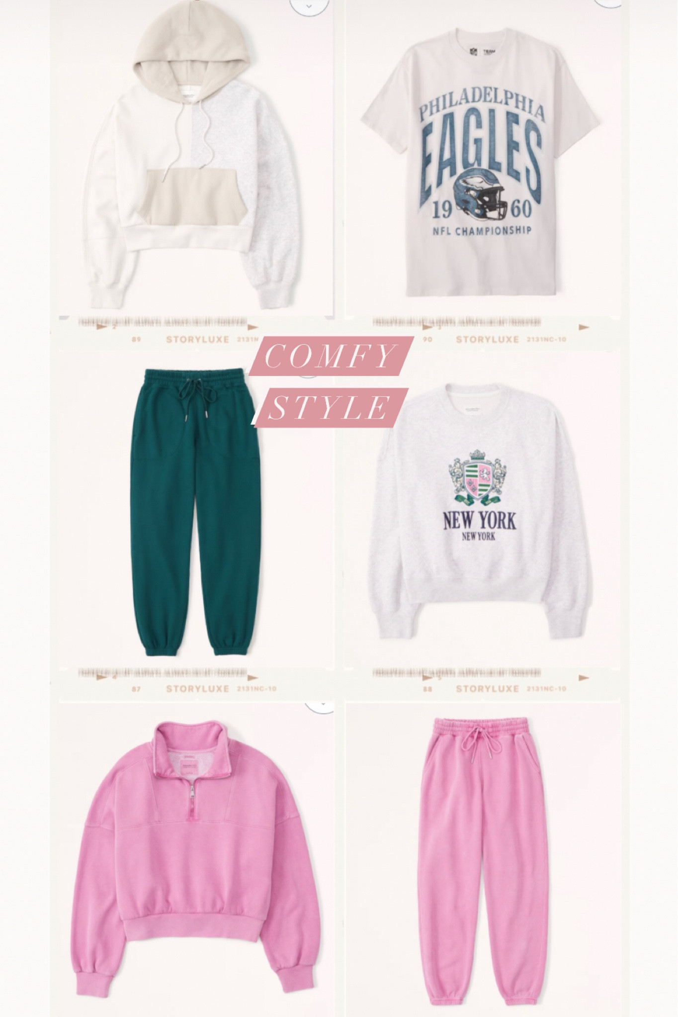 Loungewear from Abercrombie

Travel outfit, Abercrombie, loungewear, lounge outfit, Abercrombie style, sweatpants, sweatshirt, half zip, graphic tee, travel outfits

#LTKunder100 #LTKstyletip #LTKtravel #LTKunder50 #LTKSeasonal #LTKsalealert
