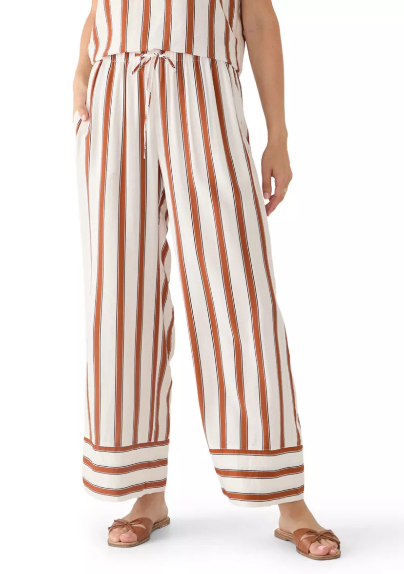 Women's Wide Leg Drawstring Print Pants | Belk