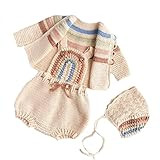 Boho baby shower rainbow outfits, gender neutral newborn clothes (Preemier US kids' numeric) | Amazon (US)