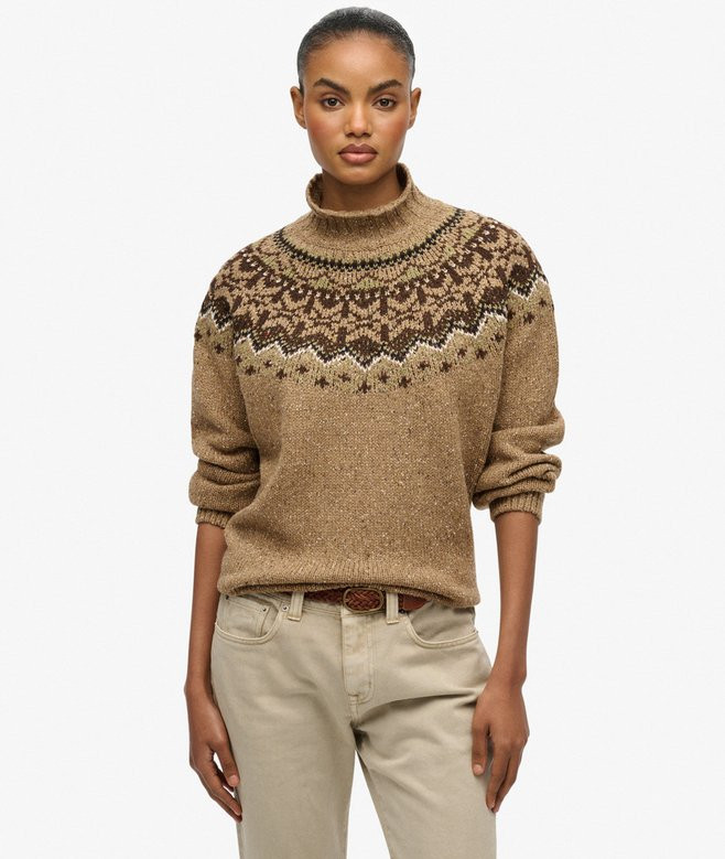Fairisle High Neck Jumper | Superdry (UK)