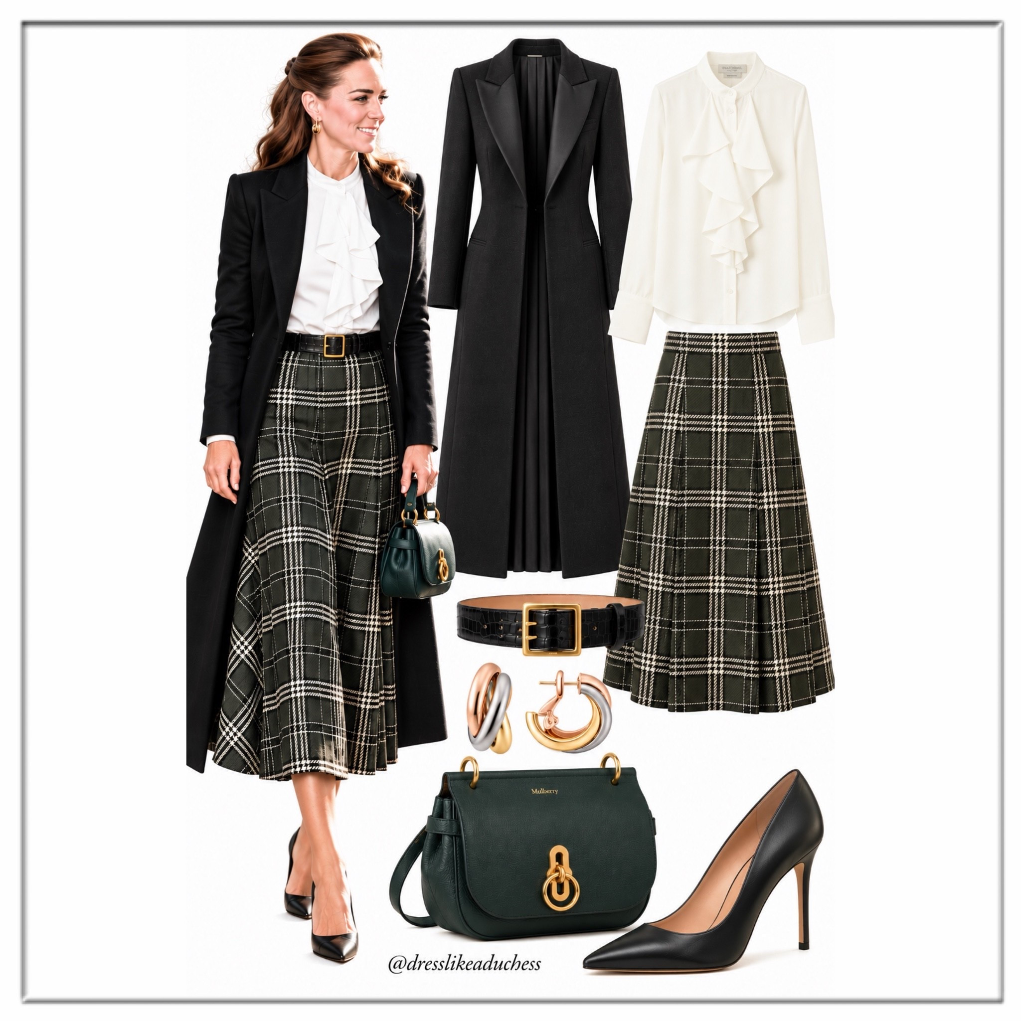10/9/26 Kate Middleton in Northern Ireland wearing Emilia Wickstead 🇮🇪