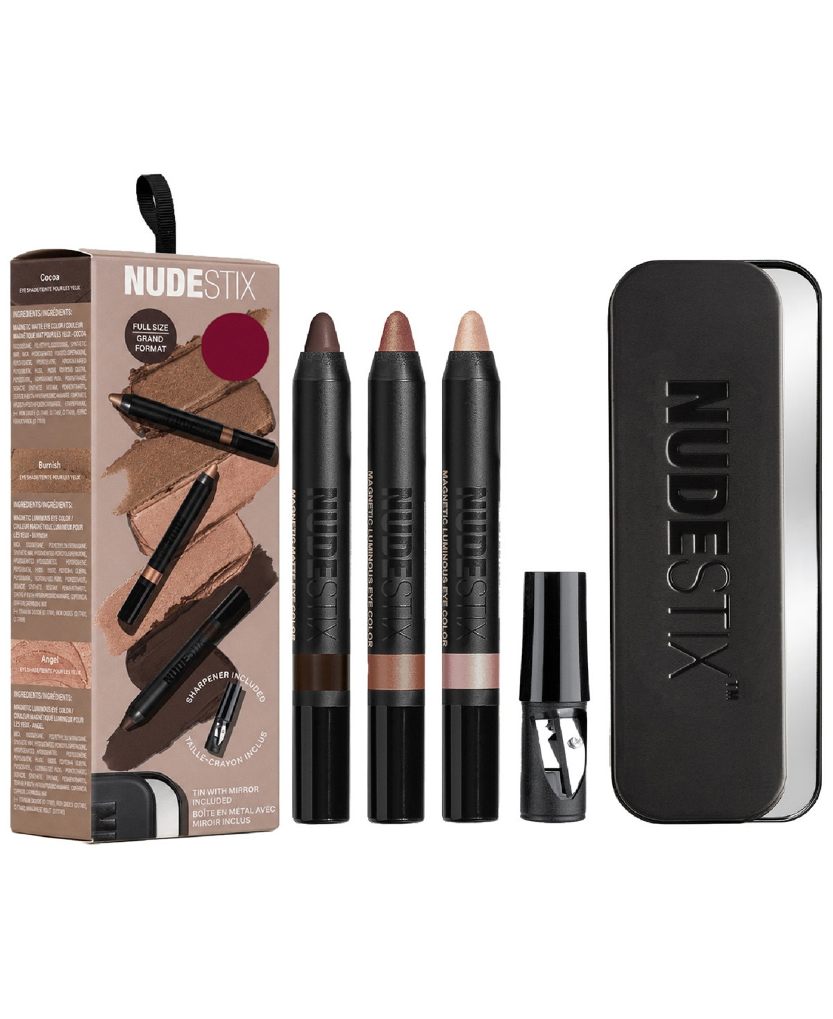 Nudestix 3-Piece Smokey Nude Eyes Set - Warm Brown | Macy's