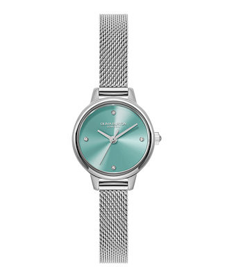Olivia Burton Women's Mini Classic Silver Tone Stainless Steel Mesh Bracelet Watch, 23mm - Macy's | Macy's