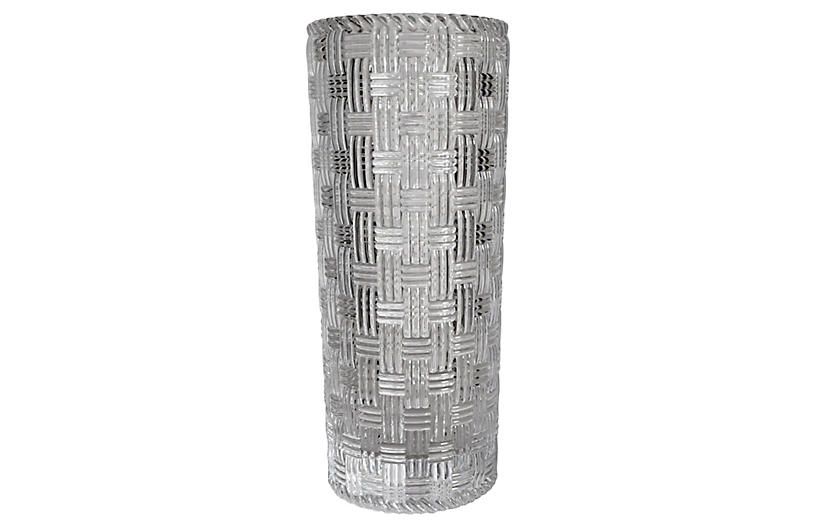 Tiffany & Co. Woven Crystal Vase | One Kings Lane