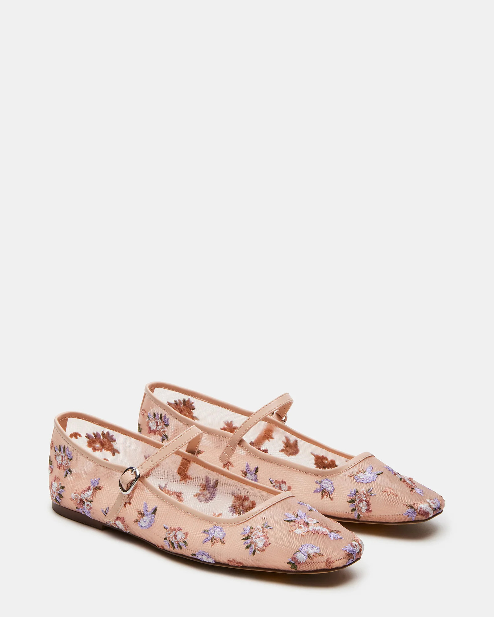 MAPLE Floral Multi Mary Jane Ballet Flat | Women's Flats | Steve Madden (US)