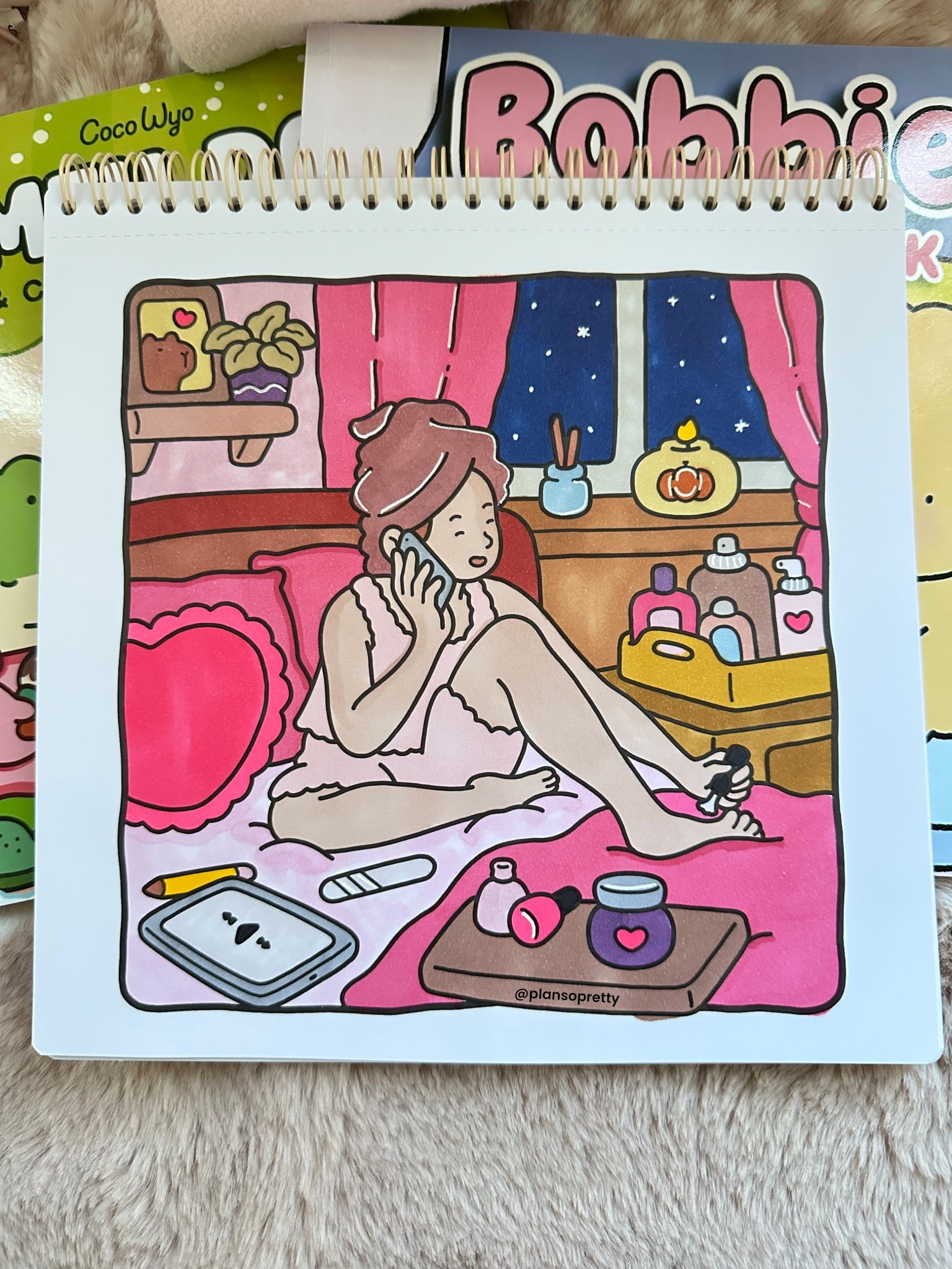 Remember to do something for yourself today! Rnr and self care are everything! from Girl Moments (2) book linked in bio #girlmoments #girlmoments2 #cocowyo #cocowyocoloring #selfcare #alcoholmarkers #relaxcolor #coloringcommunity #stressrelief #cutecoloring #cozycoloring #ohuhuart #colorwithme #colortok #coloringpages

#LTKBeauty #LTKKids #LTKFindsUnder50