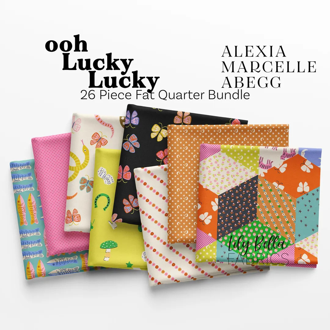 Ooh Lucky Lucky Fat Quarter Bundle (26 Pcs) by Alexia Marcelle Abegg for Ruby Star Society - Etsy | Etsy (US)