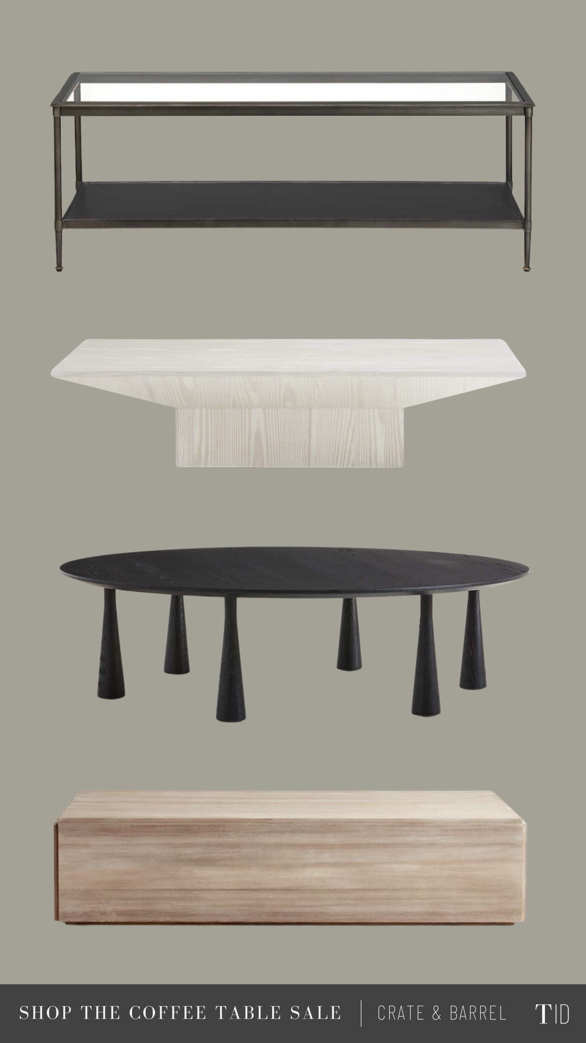 Coffee table sale! Crate & Barrel

#LTKStyleTip #LTKSaleAlert #LTKHome