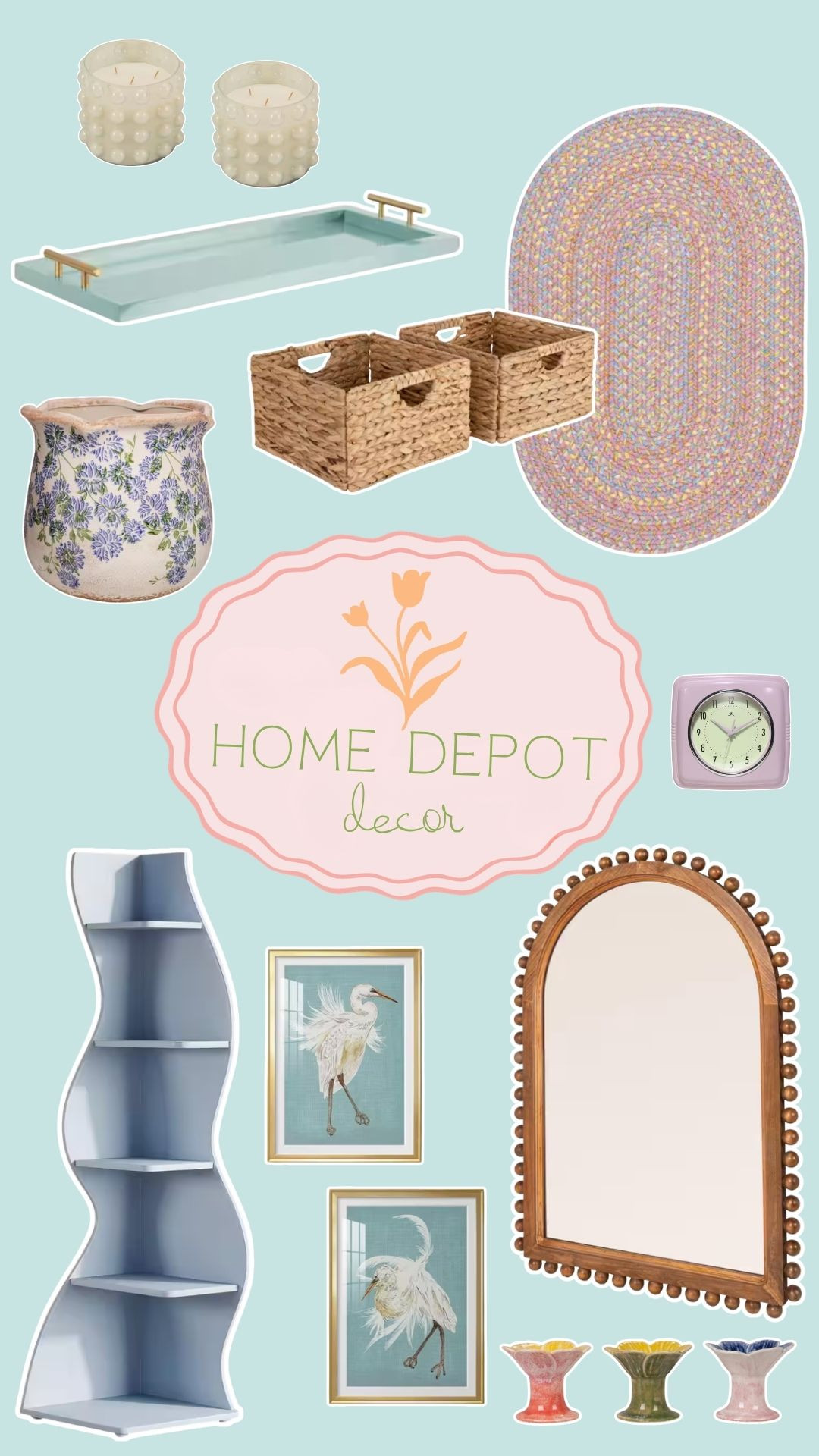 Home Depot new home decor!  

 