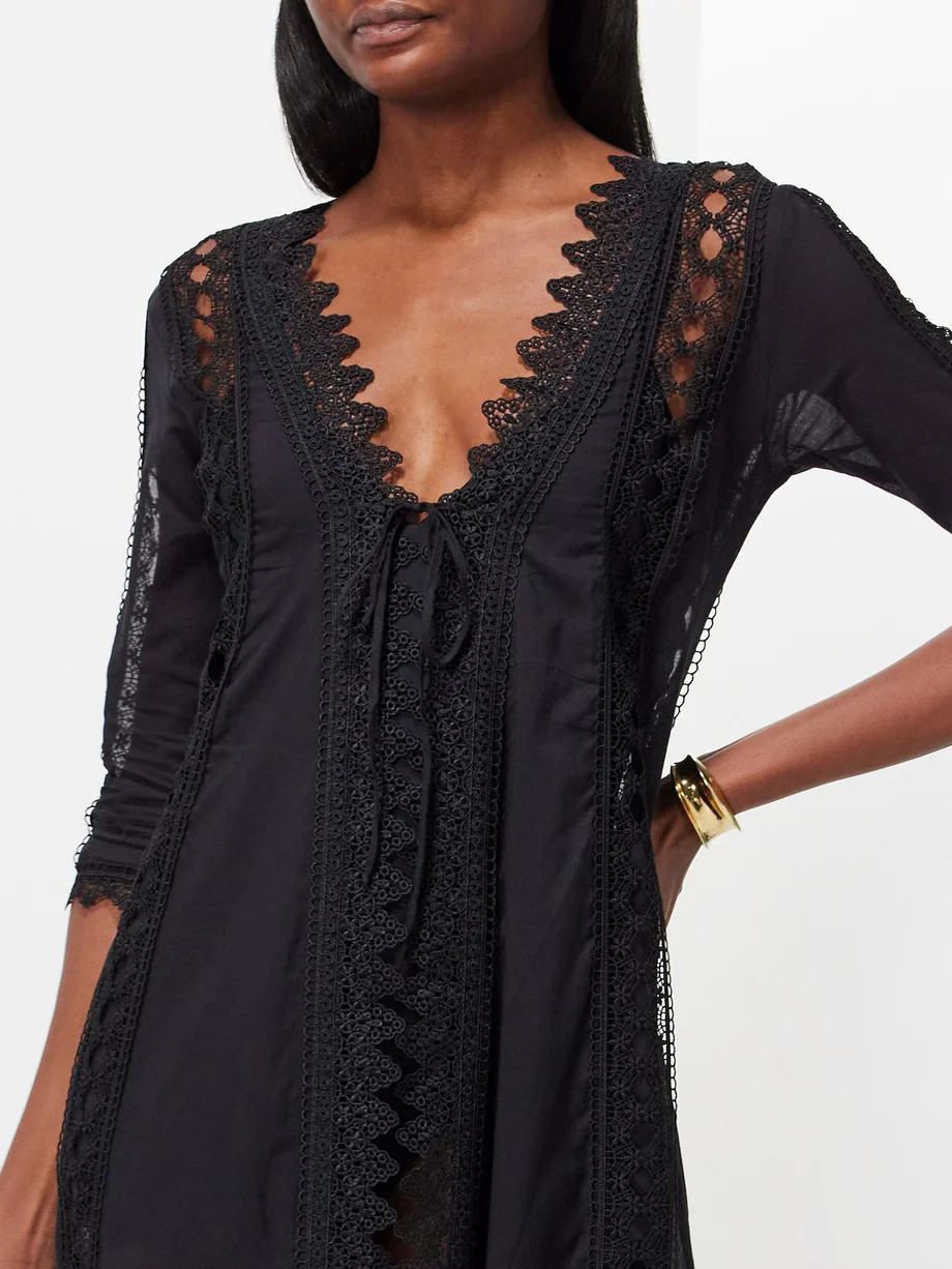 Ali guipure-lace cotton-blend cover-up dress | Charo Ruiz | Matches (US)