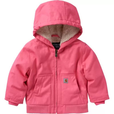 Carhartt Girls' Canvas Active Hooded Insulated Jacket | Tractor Supply