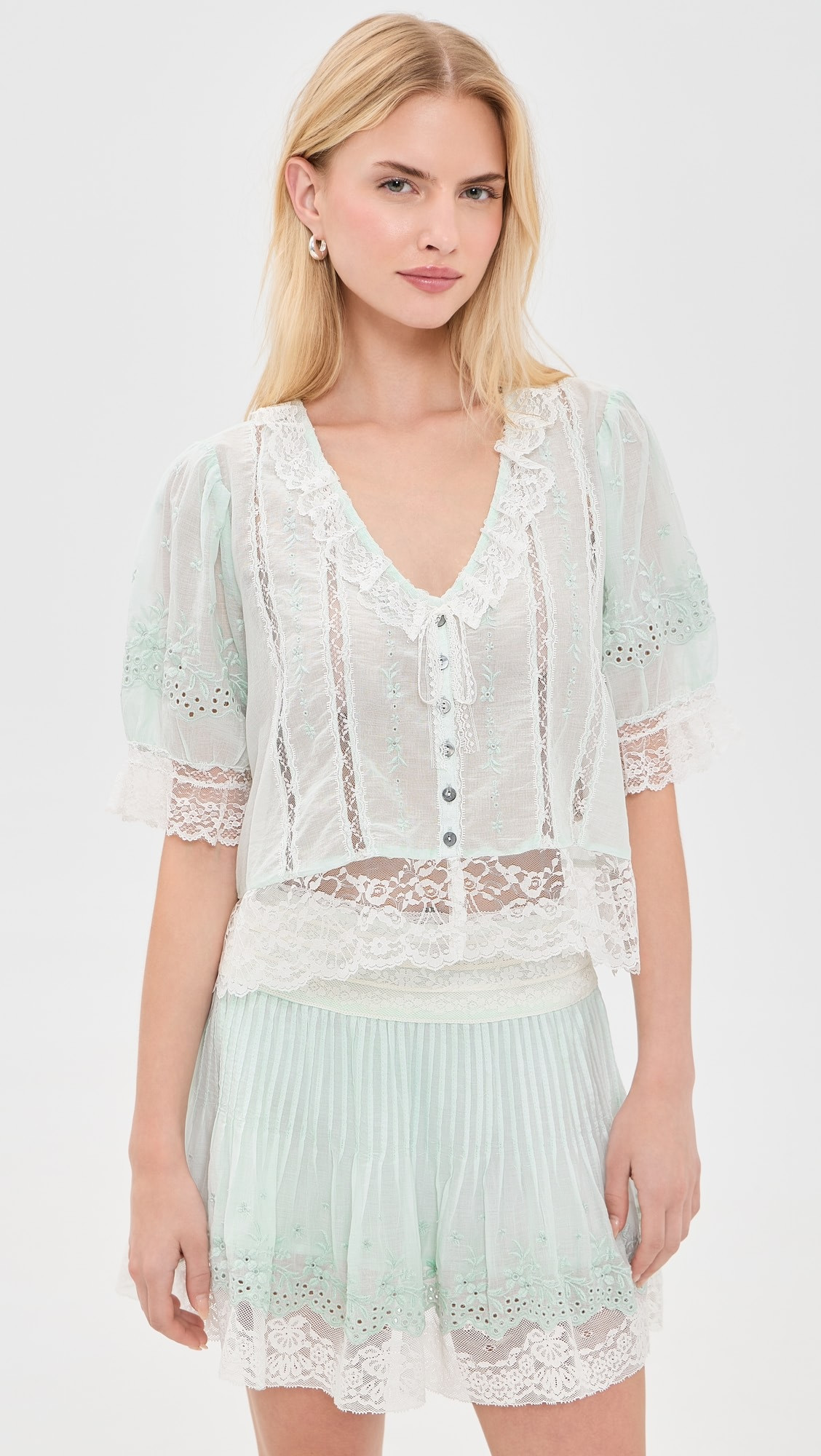LoveShackFancy Maurelle Top | Shopbop | Shopbop