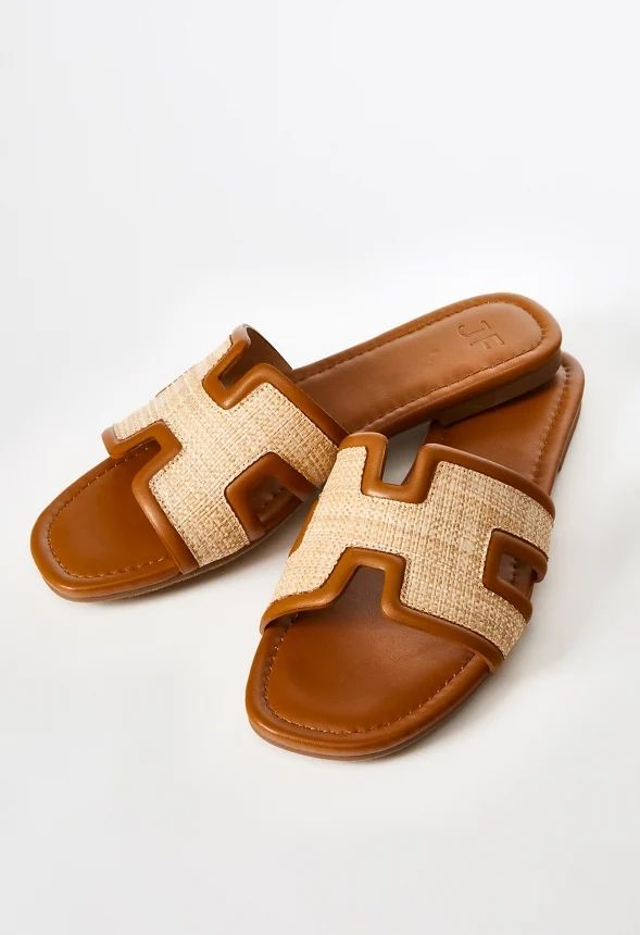 Becca Flat Slide Sandal | JustFab