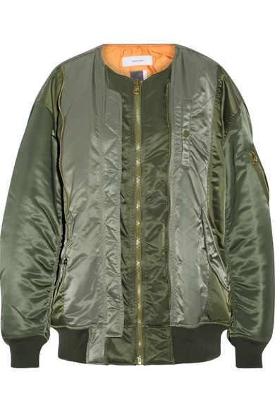 Shell bomber jacket | NET-A-PORTER (UK & EU)