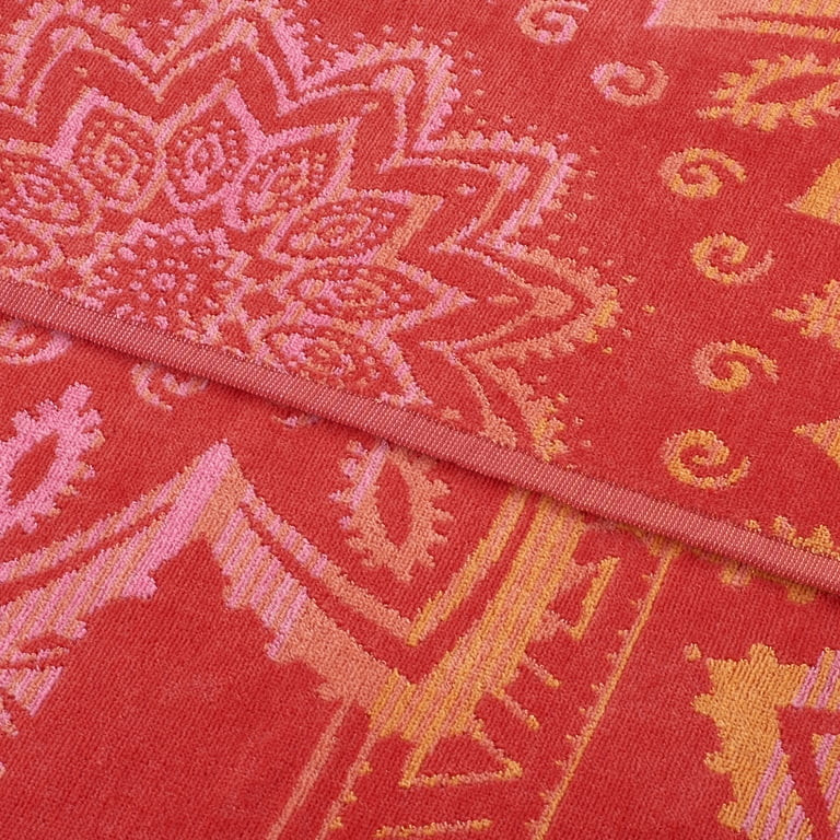 Mainstays Beach Towels, Pink & Orange, 2 Pack | Walmart (US)