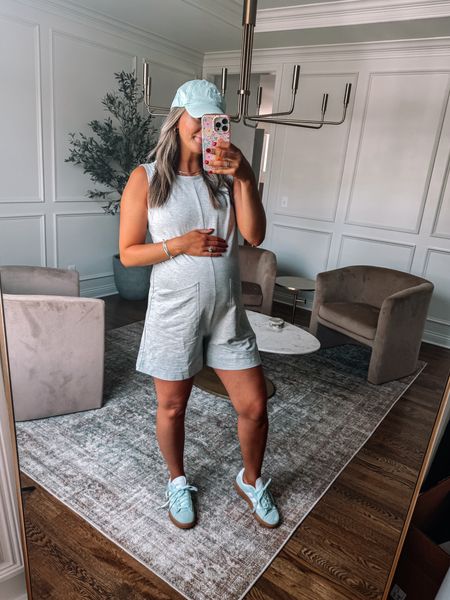Amazon summer romper casual outfit idea bumpfriendly! I sized up to a medium for my bump - I am 31 weeks and 5’8!

#maternity #bumpstyle 



#LTKBump #LTKStyleTip #LTKFindsUnder50