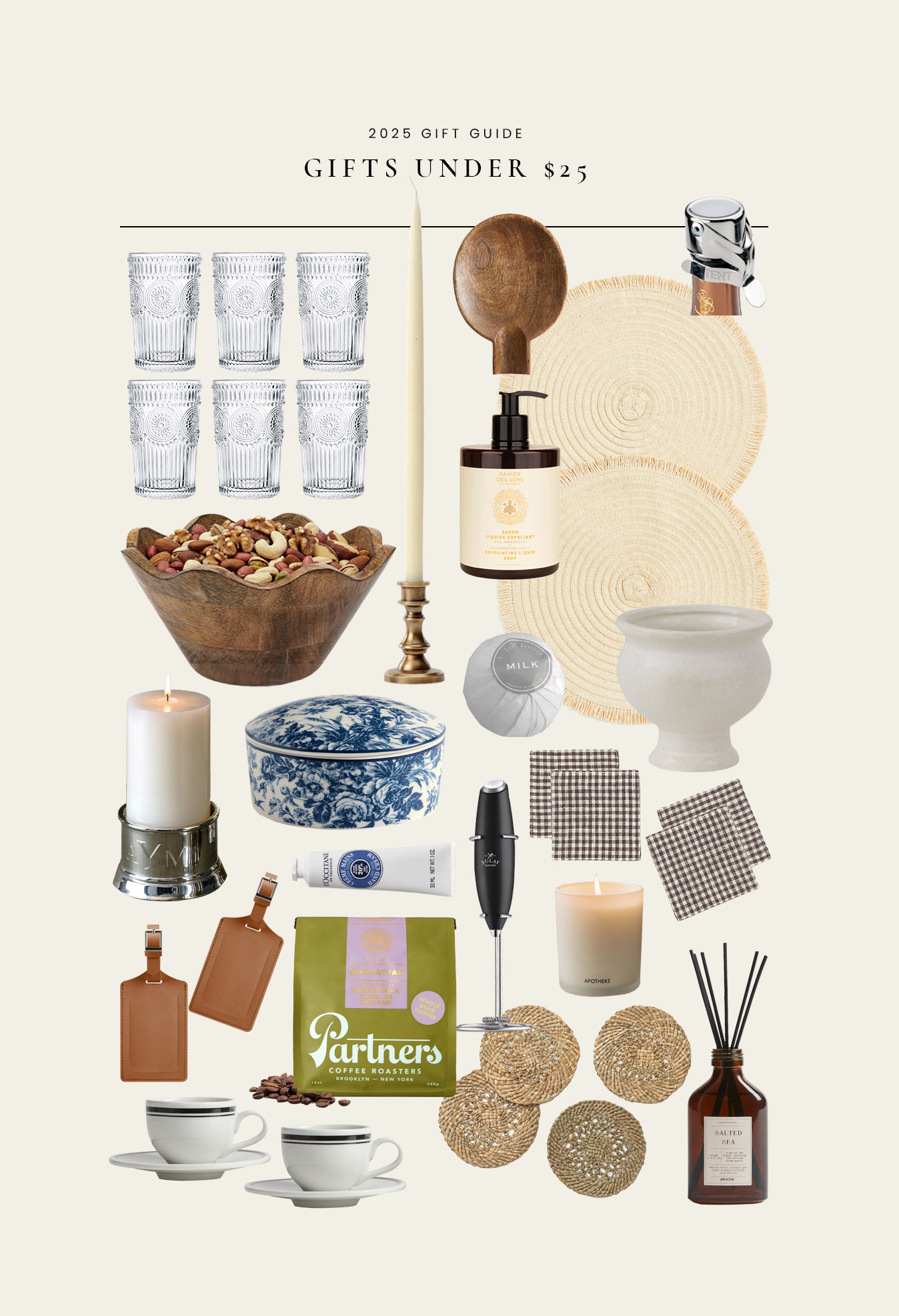 2025 Gift Guide: Under $25 

 

#LTKGiftGuide #LTKHome #LTKFindsUnder50