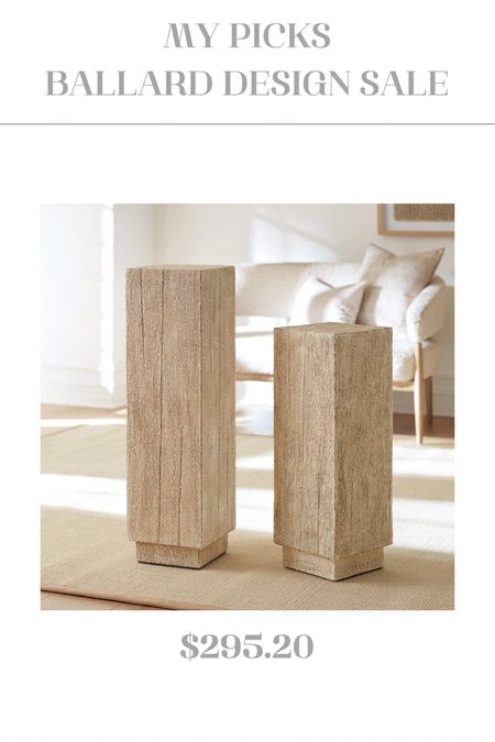Beautiful wood pedestals on sale!

#LTKsalealert #LTKSeasonal #LTKhome