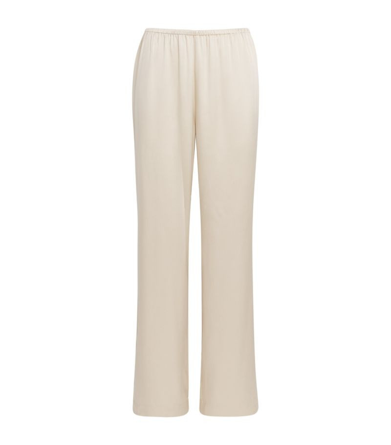 Anine Bing Silk-Blend Aden Wide-Leg Trousers | Harrods