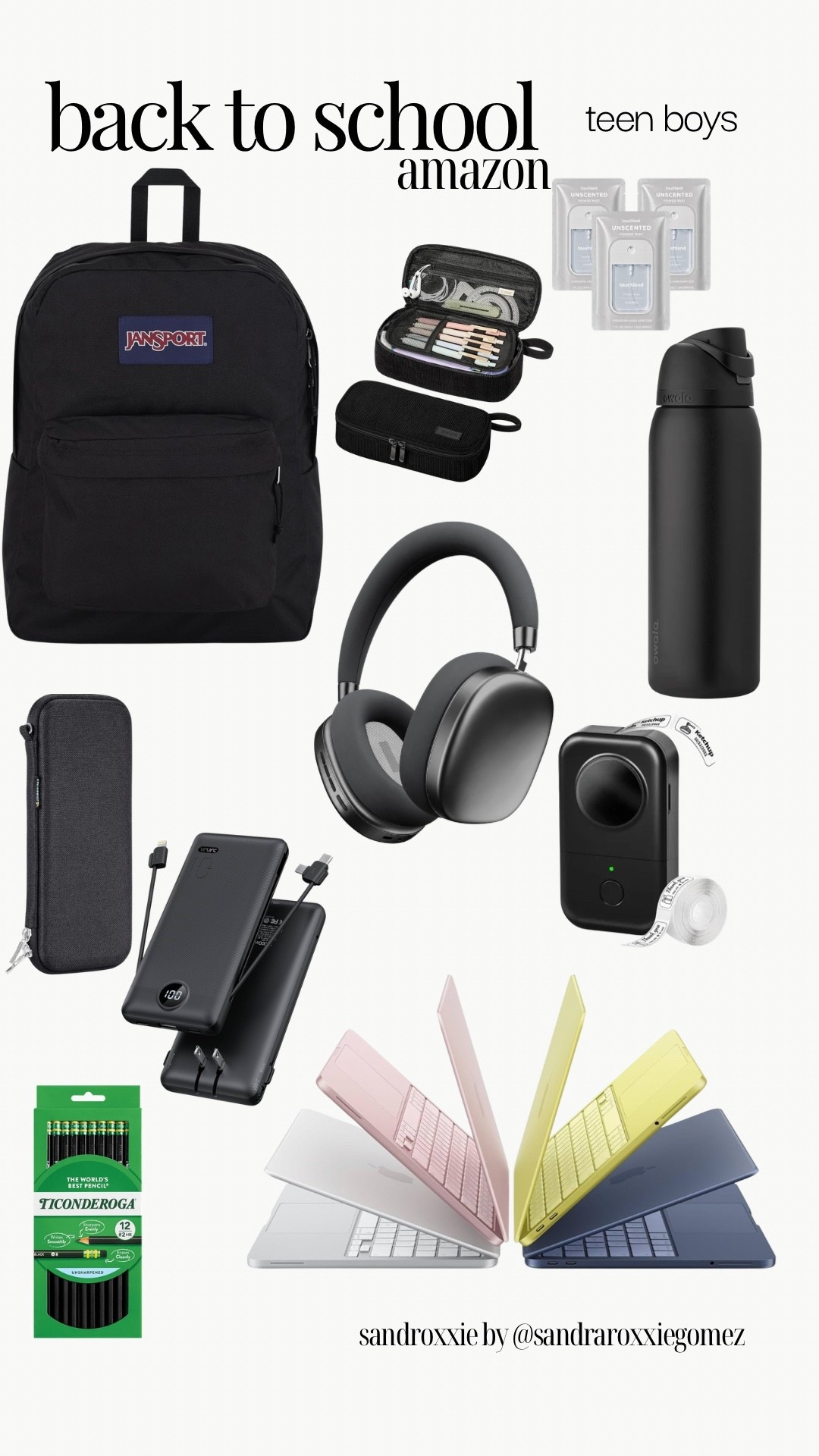 Back to school for teen boy 

#backpack #headphones #waterbottle
Portable charger, pencil case

#LTKKids #LTKmomlife #LTKSaleAlert
