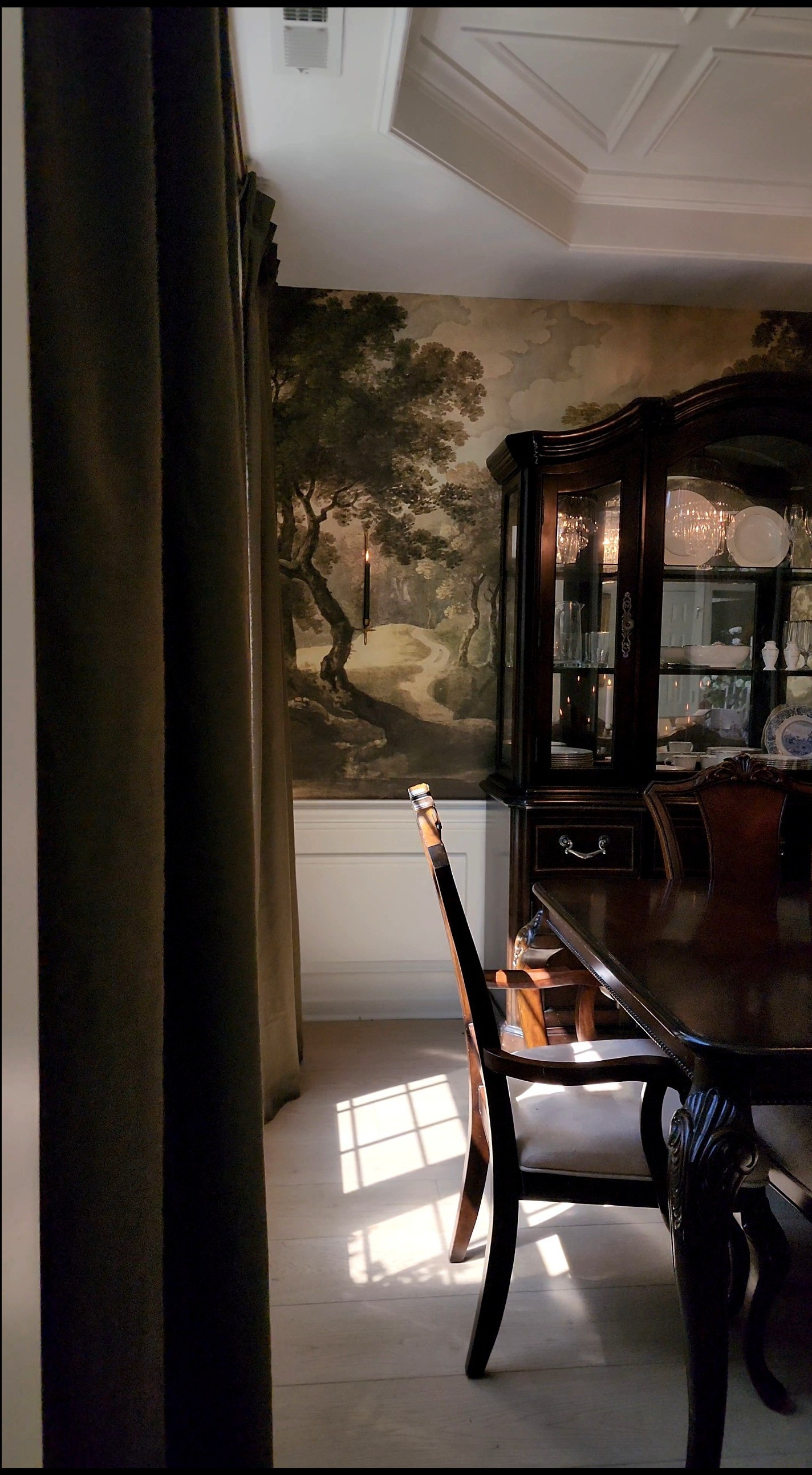 Dining Room Sources.  Wallpaper is Rebel Walls The Vintage Grove Green 

#LTKU #LTKHome