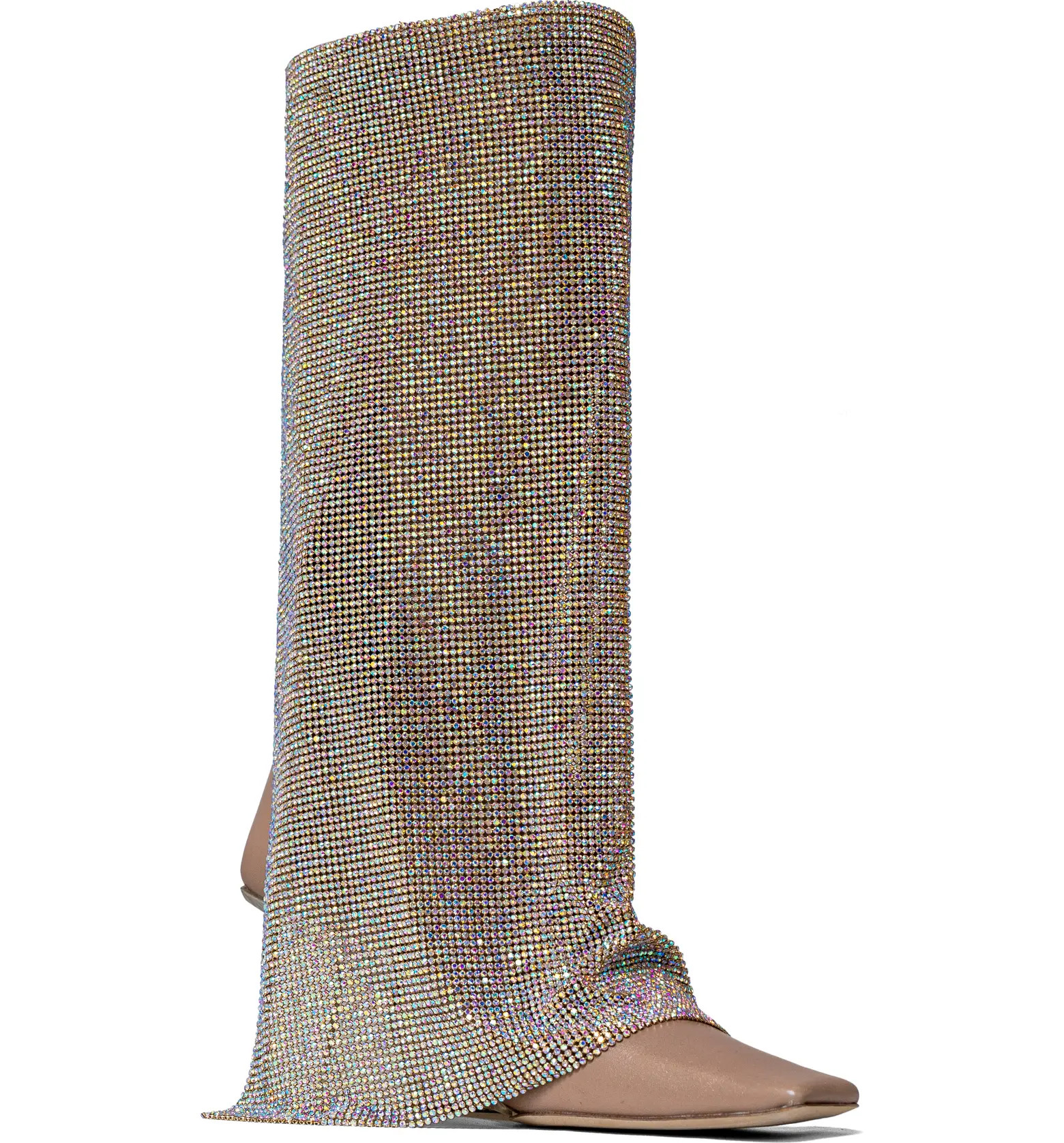 Virginia Crystal Mesh Wedge Boot | Nordstrom