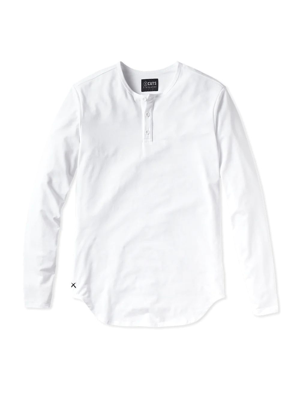 AO Long Sleeve Henley Elongated | Cuts Clothing