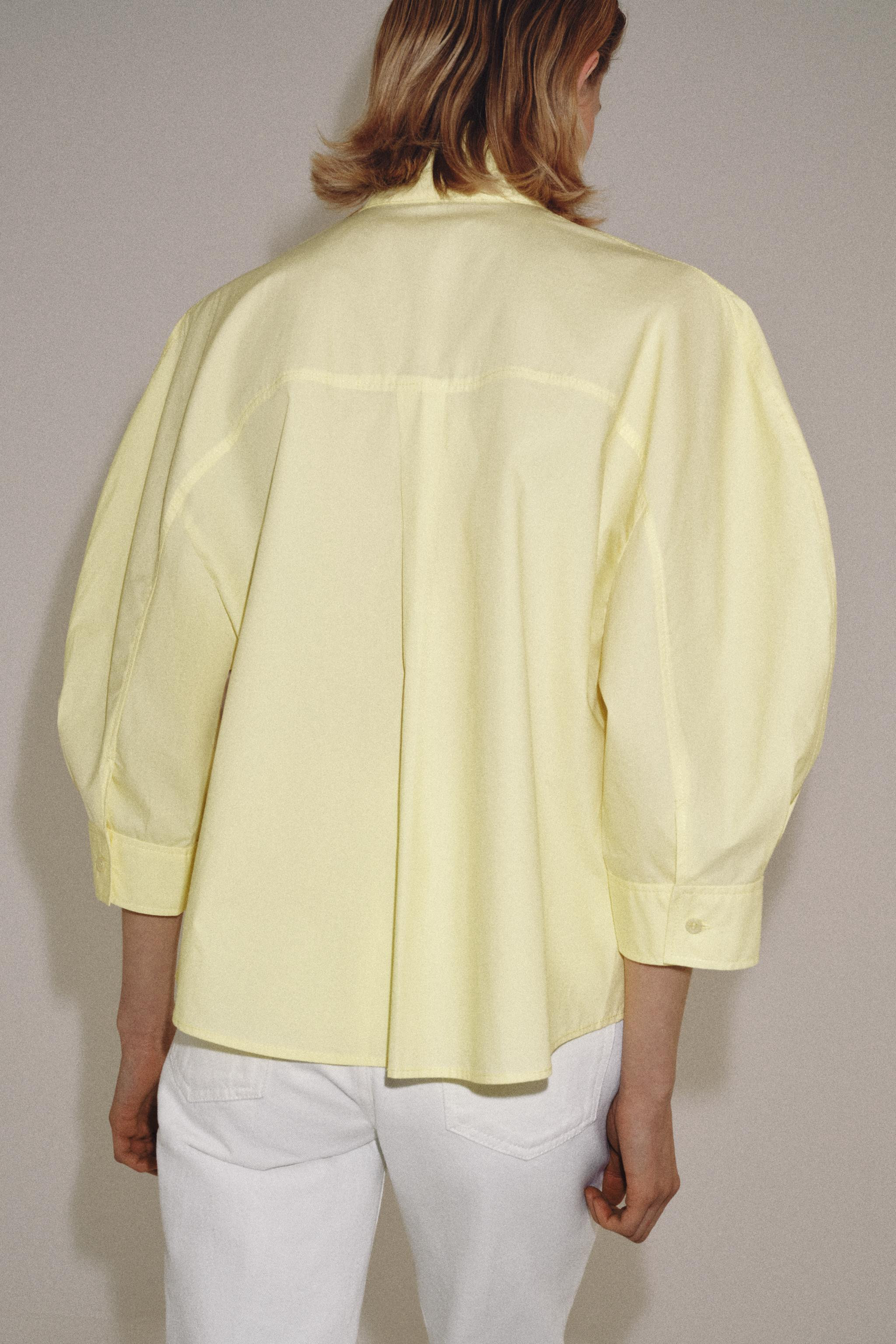 ZW COLLECTION PUFF SLEEVE SHIRT | Zara US