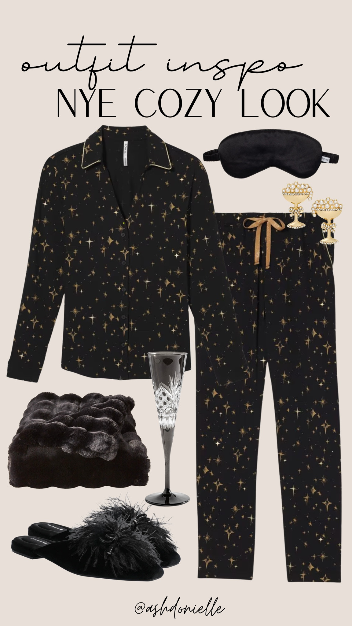 New Year’s Eve cozy outfit idea

Soft knit lounge set
Fuzzy sweater and leggings
Cozy cardigan at home look
Cashmere jogger outfit
Oversized hoodie and joggers
Warm neutral pajama set
Slipper socks winter night
Relaxed knit matching set
Candlelit night in outfit
Comfort first New Year’s look

#LTKootd #LTKHoliday #LTKSaleAlert