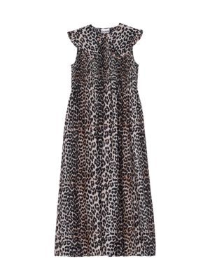 Leopard Print Midi Dress | Saks Fifth Avenue