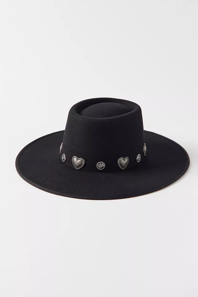 Charmed Wide Brim Felt Hat | Urban Outfitters (US and RoW)