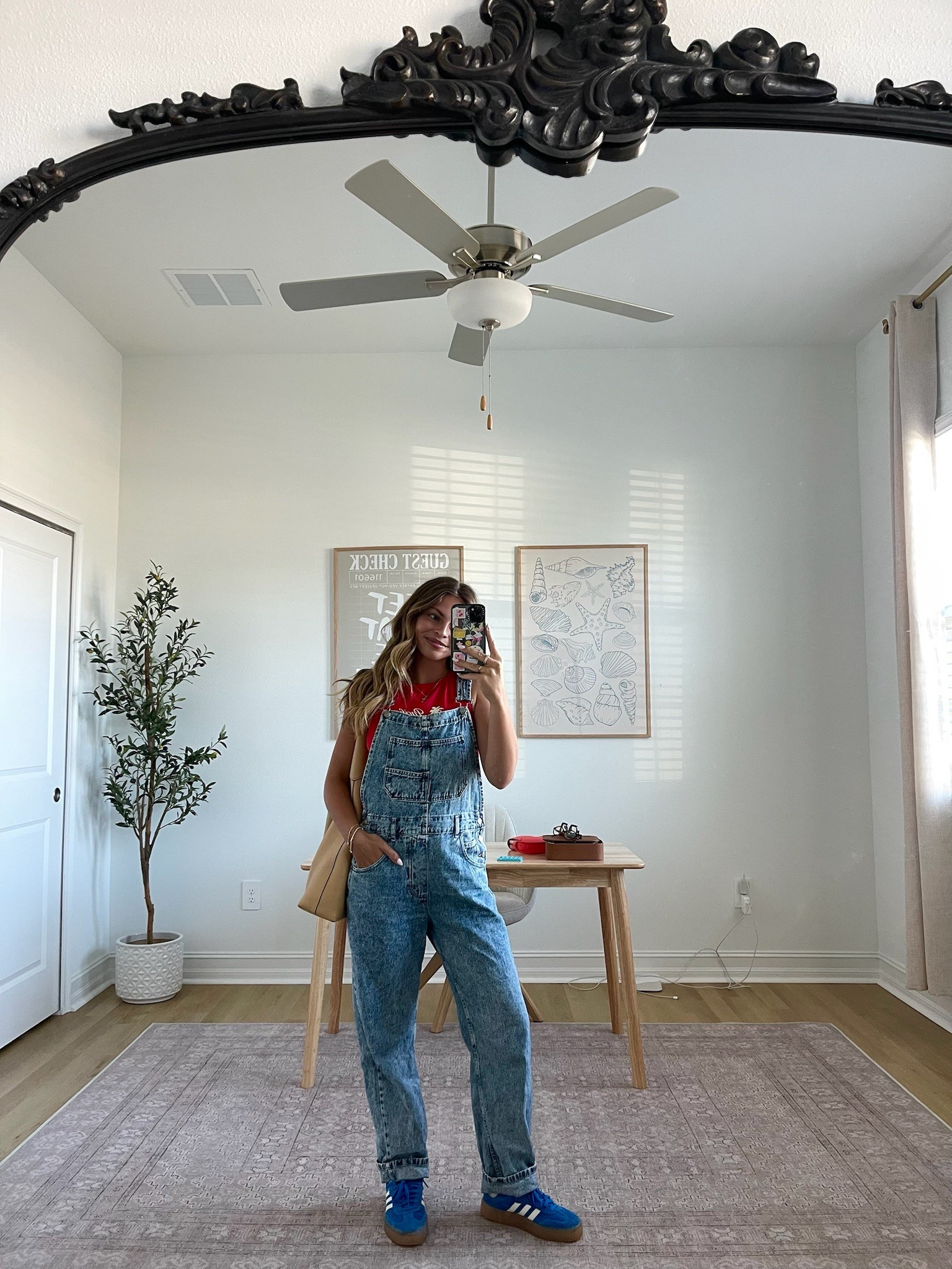 spring ootd 🫶🏻✨☀️ obsessed with these overalls from free people!

#LTKFindsUnder100 #LTKSeasonal #LTKStyleTip