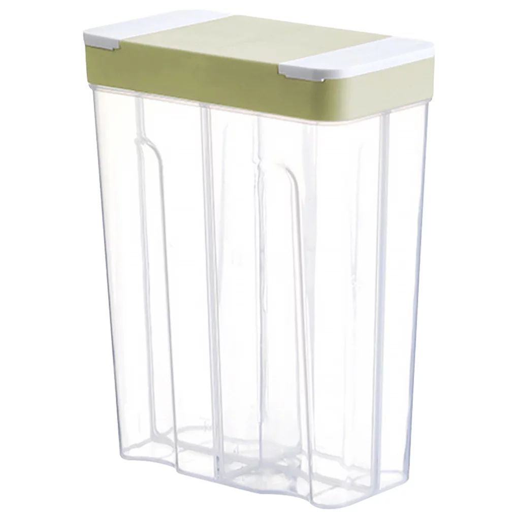 Food Seal Container 4-grid Rice Beans Flour Storage Jar Transparent Plastic Food Preserve Box 2.6... | Walmart (US)