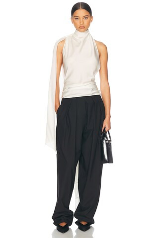 Natasha Silk Halter | FWRD 