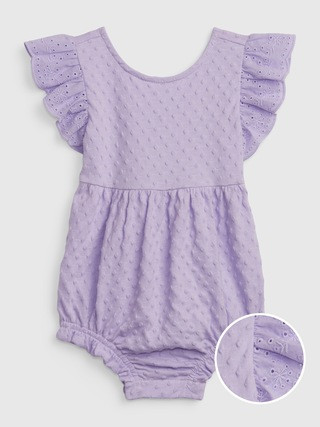 Baby Jacquard Shorty One-Piece | Gap (US)
