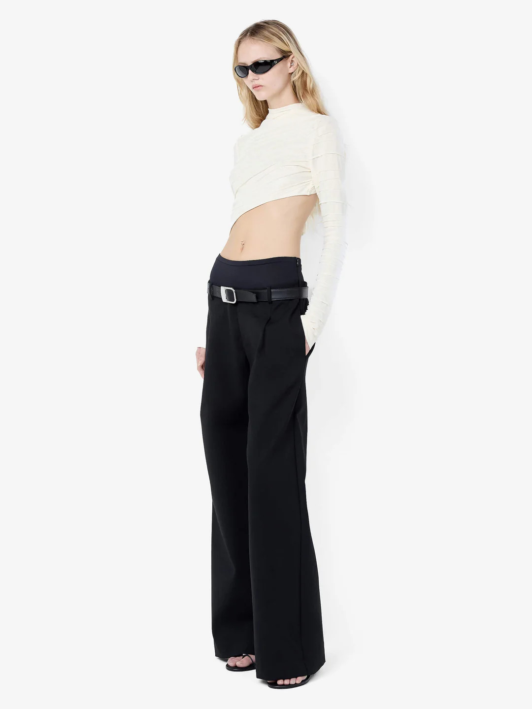 MIRREN CONTRAST PANT - BLACK | Bec & Bridge (Global)