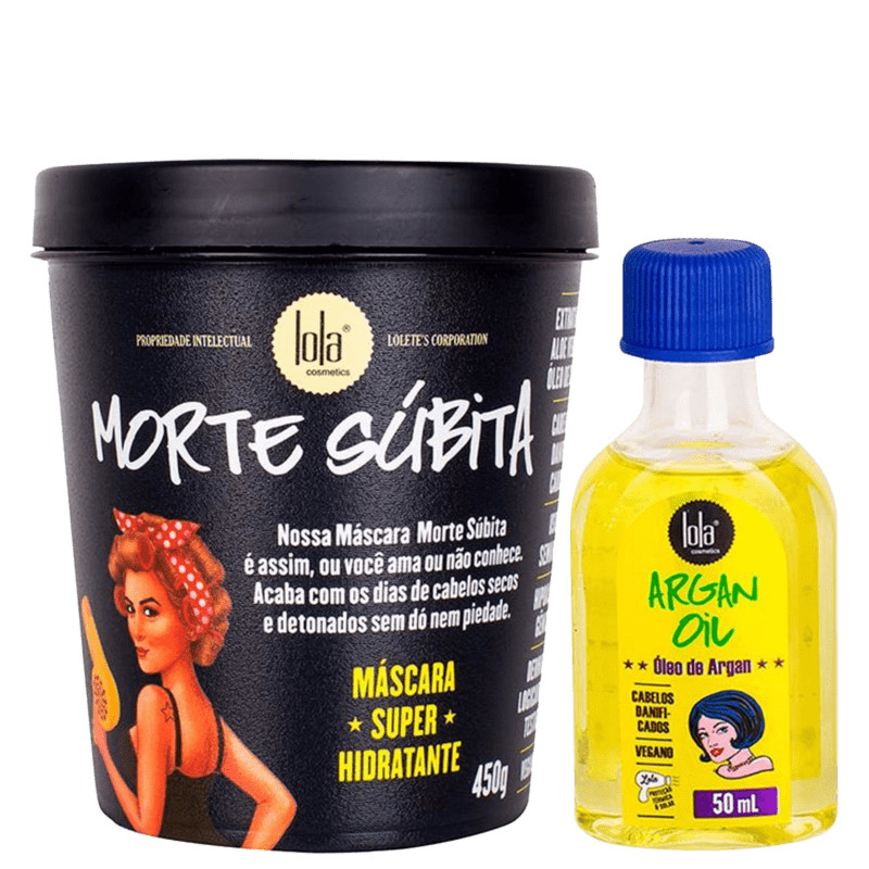 Kit Lola From Rio Morte Súbita Máscara + Argan Oil (2 Produtos) | Beleza Na Web (BR)