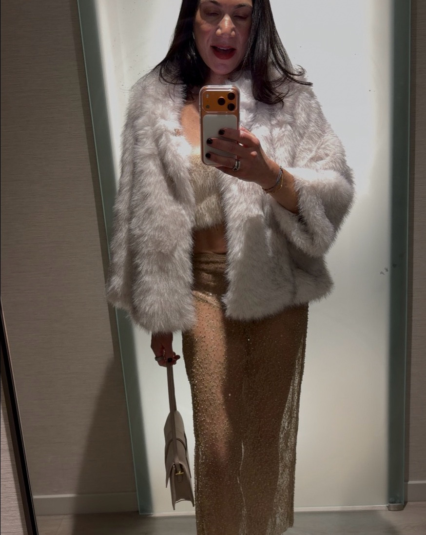 Faux fur and sparkles mixing winter wear with spring wear!

#LTKValentine #LTKSeasonal