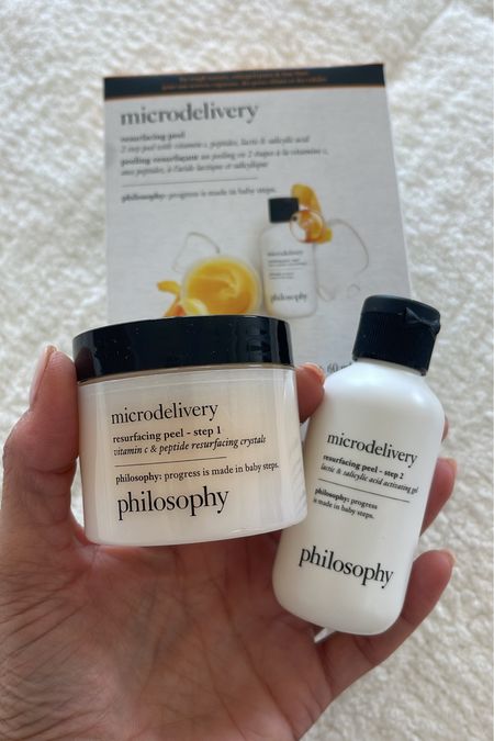 I love a good at-home peel & this 2 step microdelivery vitamin c resurfacing peel kit from @lovephilosphy is amazing! Plus the site is 25% off from now through June 17th! #sponsored 

*some restrictions apply


#LTKbeauty #LTKsalealert #LTKover40