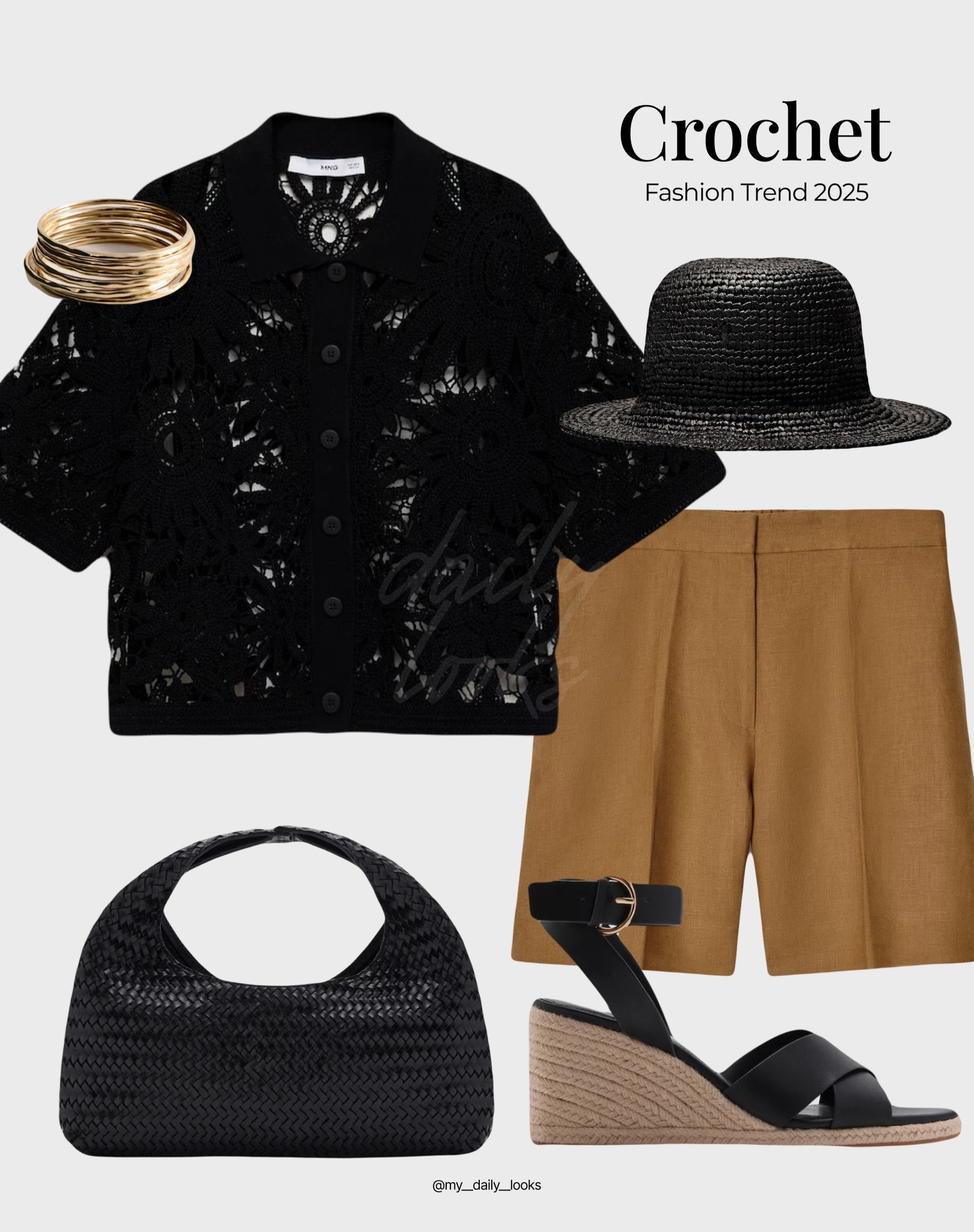 Crochet styling for spring/summer days🖤

Check out more ideas in my profile. 

Summer outfit, summer inspo, crochet jacket, crochet shorts, capsule wardrobe, high street, crochet top, crochet dress, crochet cardigan, H&M new in, embroidery, embroidered top, holiday, vacation.

#LTKsummer #LTKstyletip #LTKspring